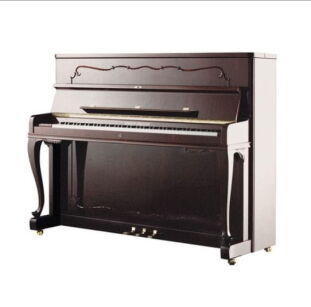 AUGUST FÖRSTER  Pianino Model 116 E - Chippendale matowy mahoń
